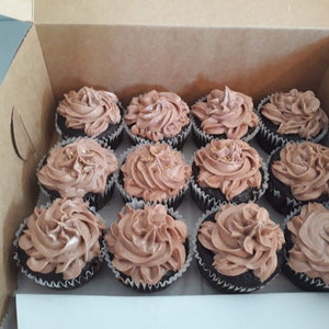 Dozen (12) Whimxys Vegan Classic Cupcakes