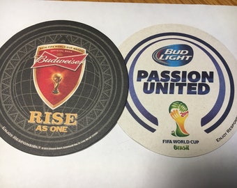 Bud Light Retro Logo Coaster 125 Pack Coasters Sealed Pack 5" x 2.75" NEW & F/S Bud Light Retro Logo Coaster 125 Pack Coasters Sealed Pack 5" x 2.75" NEW & F/S