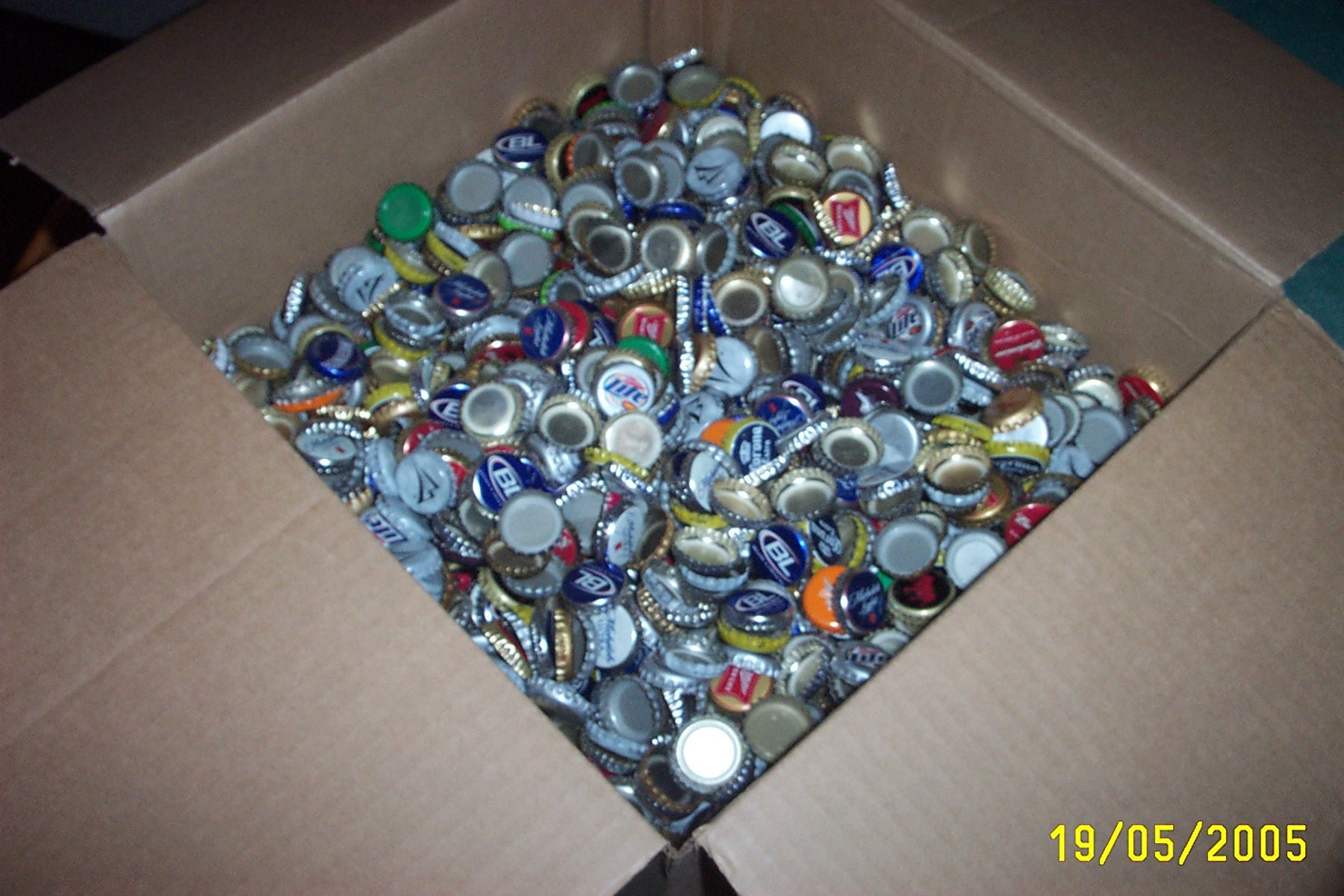 500 Bulk Dented and Bent Beer Bottle Caps for Art and Craft Etsy
