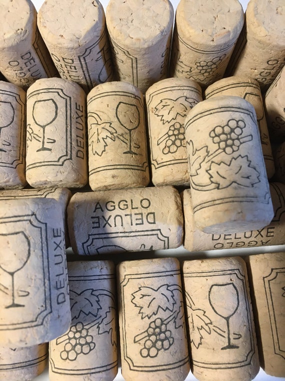 Natural Wine Bottle Corks for Crafts - 30 in this lot.