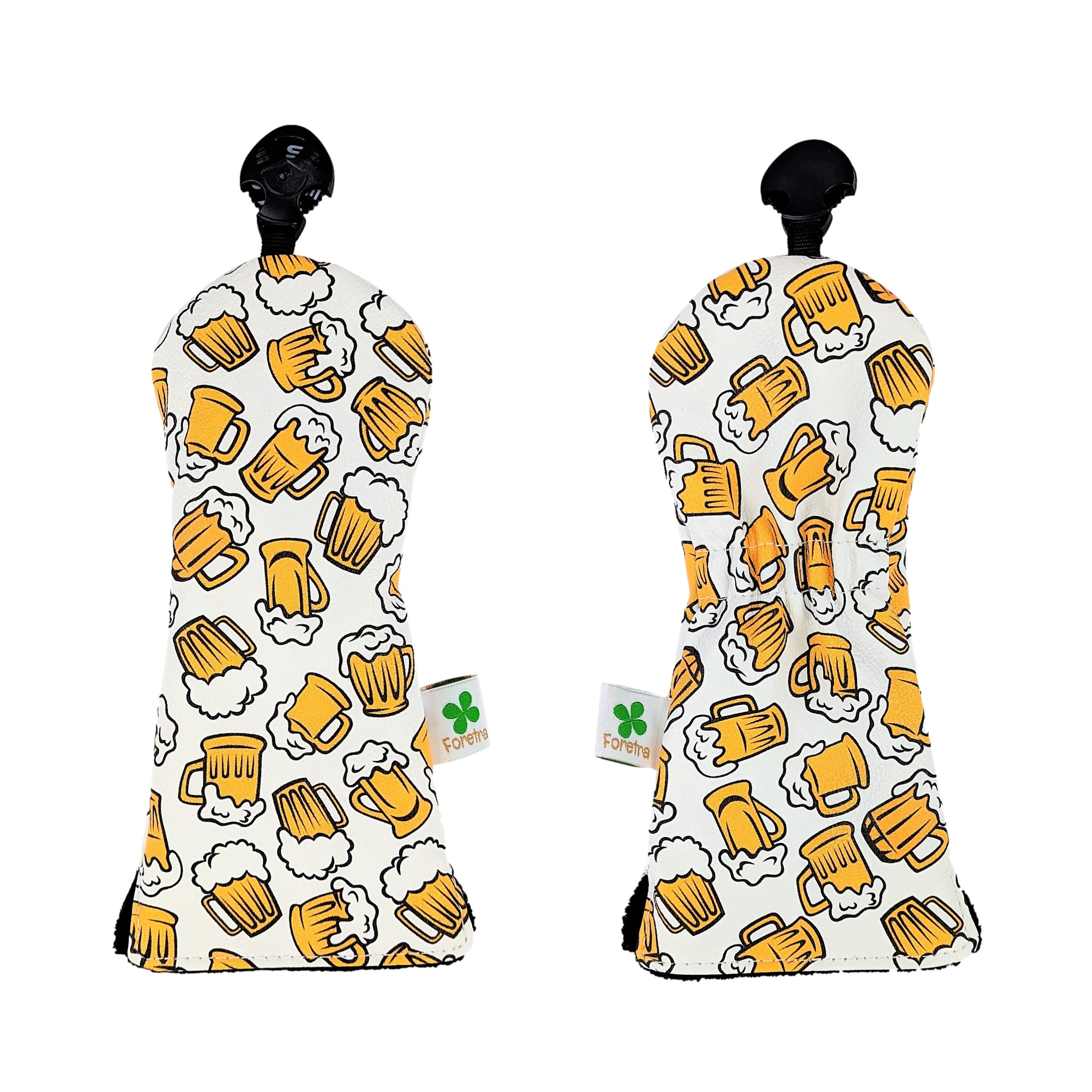 Hybrid Headcover Limited Edition BEER MUGS Pattern Tour Quality Golf