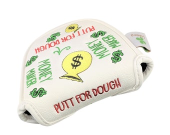 Funda para putter de mazo - Money Maker White, cierre magnético