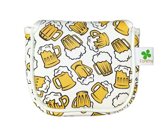 Beer Mugs Putter Headcover – Square Mallet Golf Club Cover