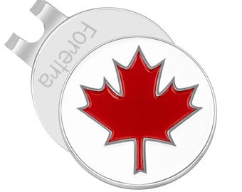 Canada Maple Leaf Golf Ball Marker - Magnetic Hat Clip