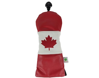 Canada Flag Fairway Wood Headcover – Tour Quality Golf Club Cover
