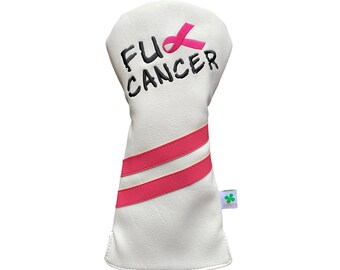 FU Cancer Driver Head Cover – Tour Quality Golf Club Cover