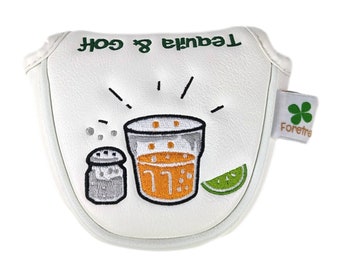 Tequila - Putter Headcover – Made with PU Leather and Magnetic Closure for Mallet Style Putters