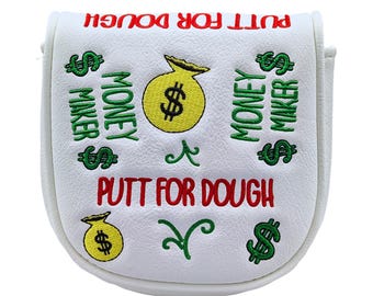 Putt for Dough - Money Maker Putterheadcover – Mallethoes centrale as, voor LAB DF3