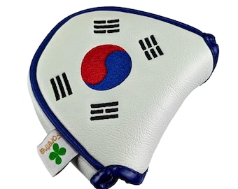 Begränsad upplaga KOREA Golf Putter Headcover, Magnetiskt PU-läder