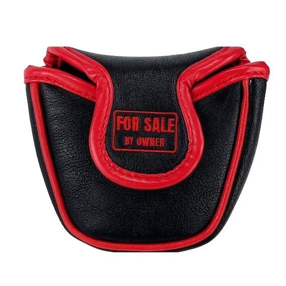Couvre Tête De Putter Lame En Cuir Rouge Vintage – Protection Golf Rétro