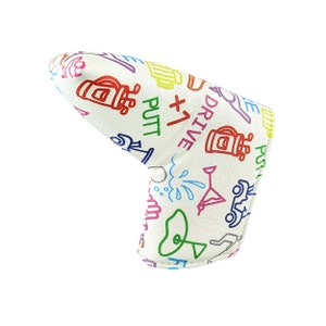 Funda para putter Golf Icons Blade de piel sintética magnética