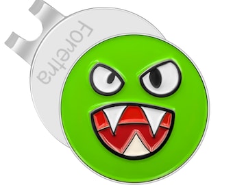 Green Monster Golf Ball Marker – Funny Magnetic Hat Clip