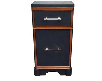 Navy Blue Nightstand Etsy