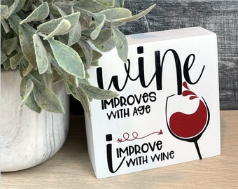 Wine Lovers Gift, Gift For Wine Drinkers, Drinking Wine is Good Wood Sign, Same Day Shipping