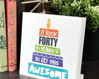 Special Birthday Gift, Desktop Sign, Whimsical Gift For Birthday