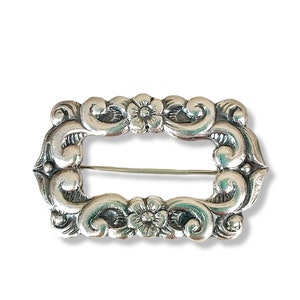 David Andersen of Norway vintage mid century 925 sterling silver brooch, norwegian jewelry, scandinavian design jewelry