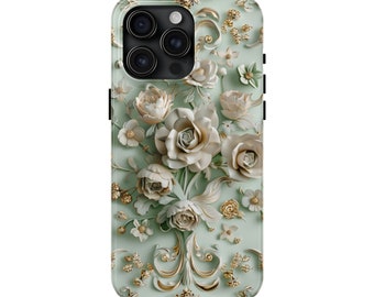 Baroque Ornament iPhone Case - Protection for iPhone 7/8/X/11/12/13/14/15 & More