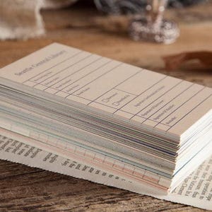 Kolekcja notatników na karty biblioteczne | Notatnik biblioteczny w Stuttgarcie | Pakiet karteczek samoprzylepnych Seattle | Notatniki samoprzylepne Bristol | Notatnik na karty biblioteczne