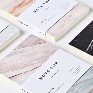 Marble Pattern Notebook (Blank) | Marble Texture Notebook | Stone Cover Notebook | Simply Marble A5 Size Notebook | Designer sketchbook