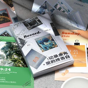 Colección de postales de registro semanal (30 piezas) / Juego de postales con instantáneas fotográficas / Tarjeta de felicitación realista / Postal de recuerdo para decoración de alojamiento familiar