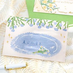Collezione di cartoline con poesia estiva e fiori (30 pezzi) / Set di cartoline con fiori gialli / Cartolina con poesia e fiori bianchi / Cartolina con pianta da interno e fiori natura
