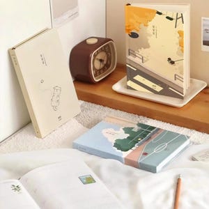 2025 City Korea Hard Cover Planner - Weekly & Monthly - 6 Colors | 2025 Weekly Planner 2025 Diary Monthly Planner Bookmark | Agenda Calendar