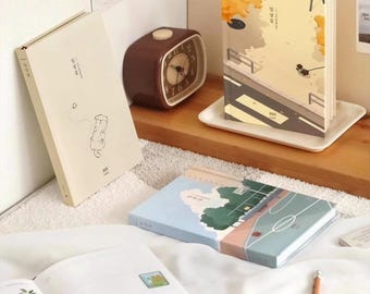 2025 City Korea Hard Cover Planner - Weekly & Monthly - 6 Colors | 2025 Weekly Planner 2025 Diary Monthly Planner Bookmark | Agenda Calendar