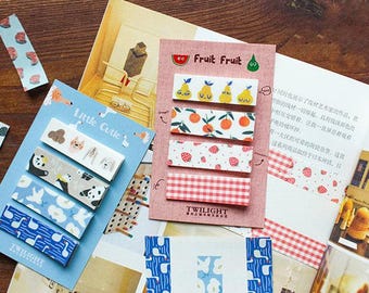 Fruit & Animal Print Sticky Notes | Kawaii Memo Pad