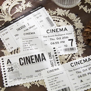 Anteckningar om vintagebiljetter: Kaffefläckar, drycker, resor - 50 sidor