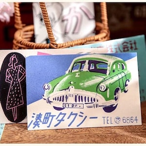 Japan Blue Poster Postcard Collection (30pc) | Old Japan Postcards Set | Hand Drawing Osaka Greeting Card | Cartoon Poster Shaped Card