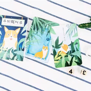 Corgi Dog Postcards Collection (30pc) | Puppy Post Cards Set | Hand Drawing Dogs Post cards Box | Cute Dog Postcards | Cartoon Dog Cards Set