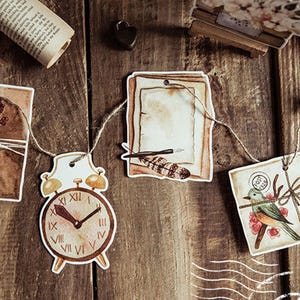 Memories of Vintage Postkarten Kollektion (30 Teile) | Retro Postkarten Set | Vintage Carte Postale Kartenbox | Alter Brief Gruß Postkarten |