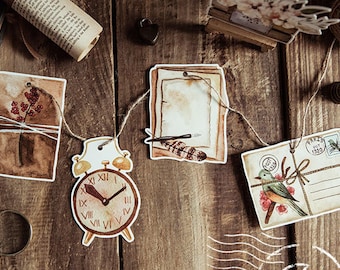 Vintage Postcard Collection (30pc): Retro Ephemera Set