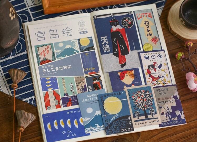 和紙風ステッカー - Etsy 日本