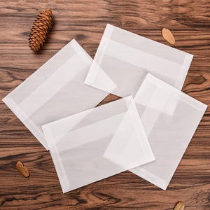 Translucent Envelopes Set - 10pc | Transparent Envelope | Gift Envelope | Greeting Card Envelope | Present Envelope | Tracing Paper Envelope