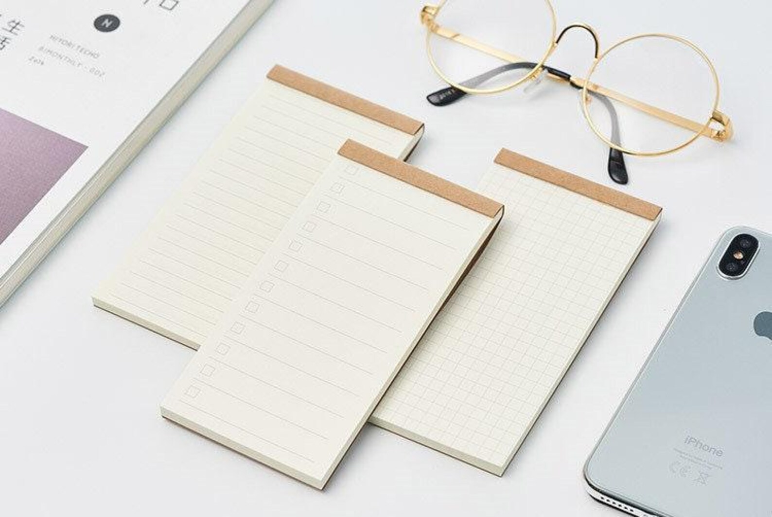 Basic Notepad: to Do List, Lined, Grid, Blank (50 Pages) - Etsy