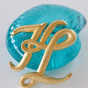Karl Lagerfeld - Large vintage KL brooch