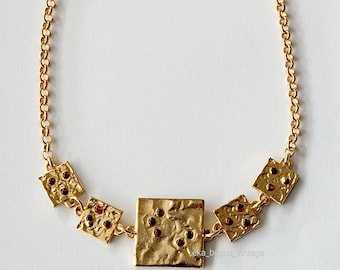 Biche de Bere - Vintage gold necklace