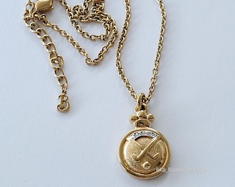 Burberrys of London Necklace Gold Plated With Burberry