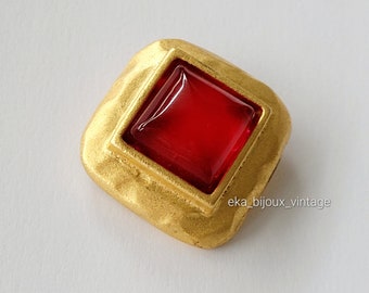 Kenzo ブローチ Kenzo - Vintage Lucite Brooch/pendant - Etsy