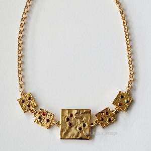Biche de Bere - Vintage golden necklace