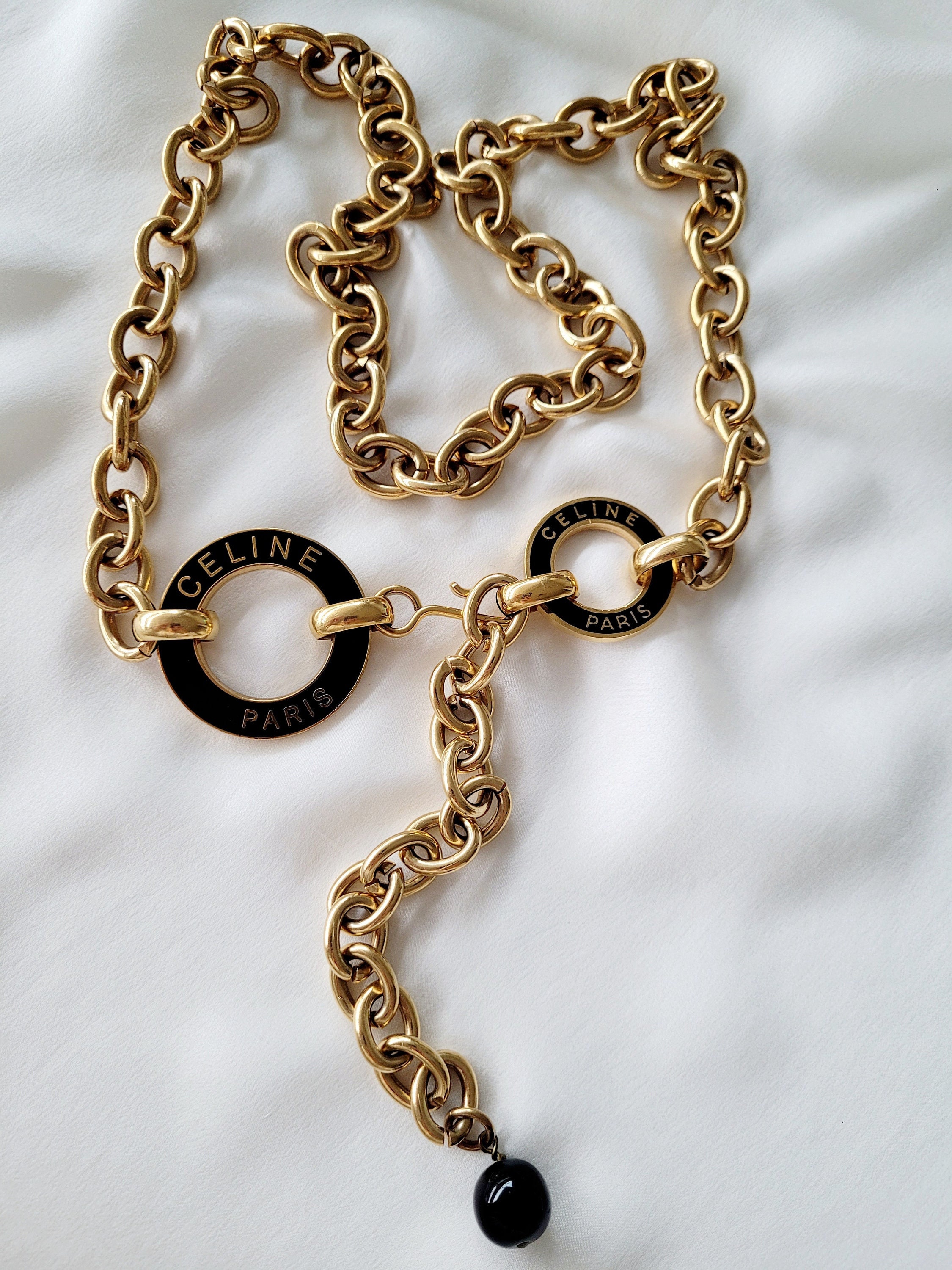 Celine Paris Vintage Chain Belt 