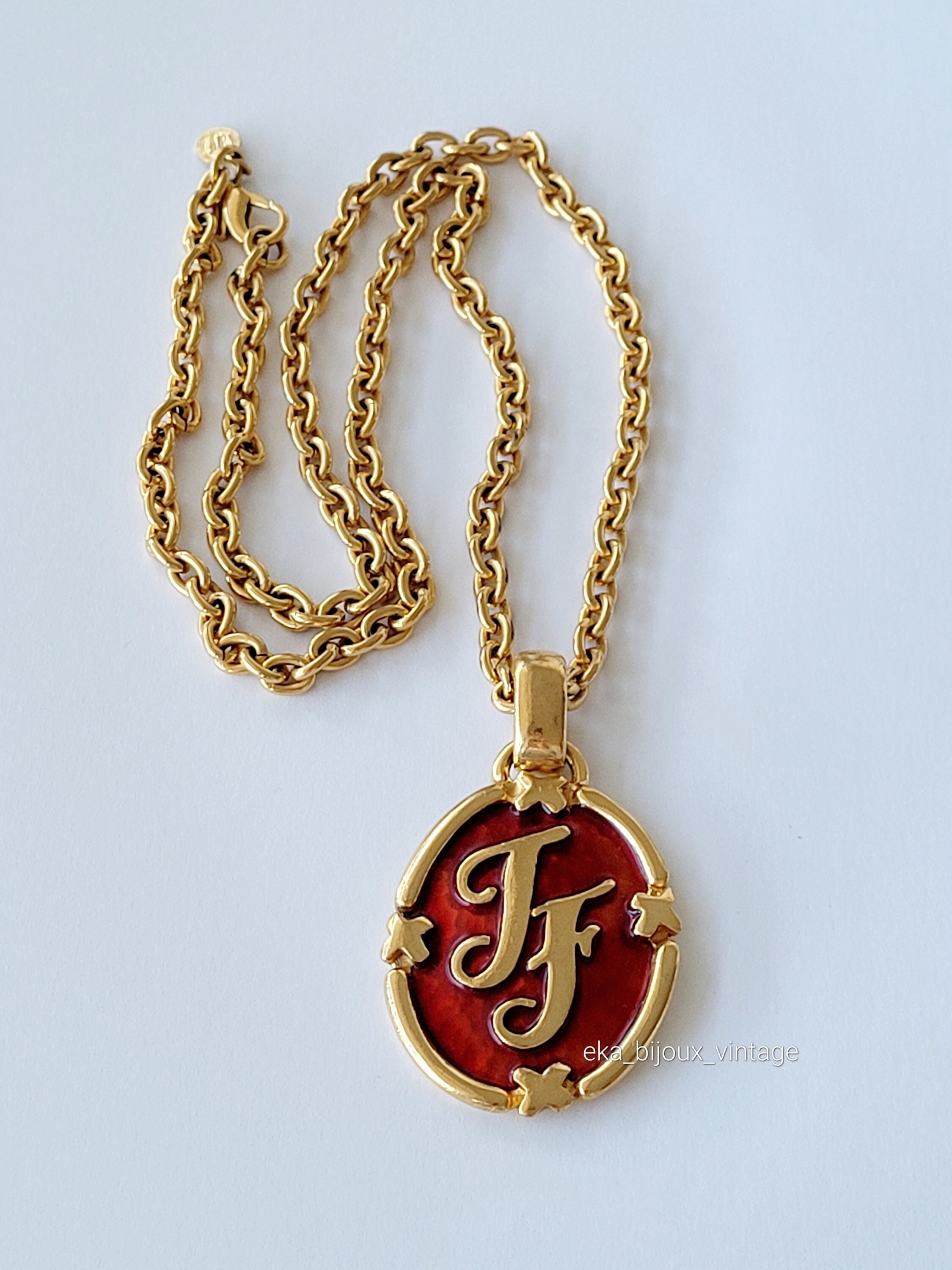 イネス・ド・ラ・フレサンジュ - ヴィンテージ IF ネックレス - Etsy 日本