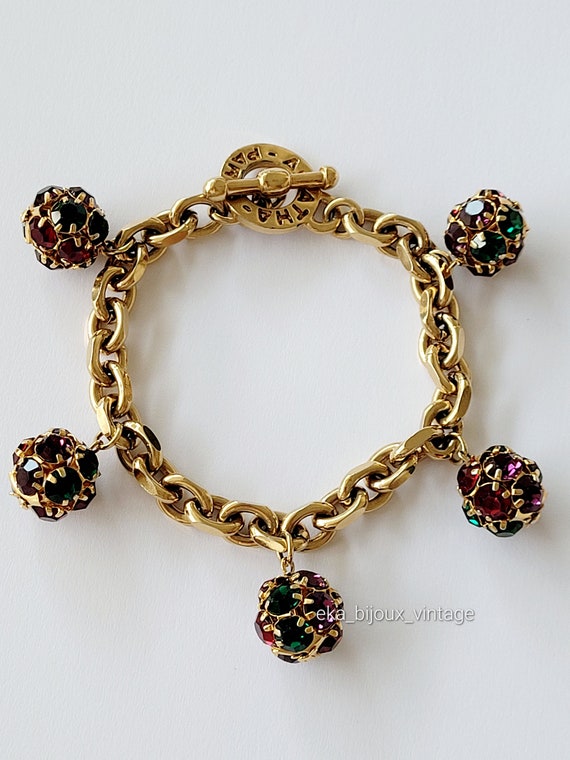 Agatha Paris - Vintage bracelet with five charms - image 2
