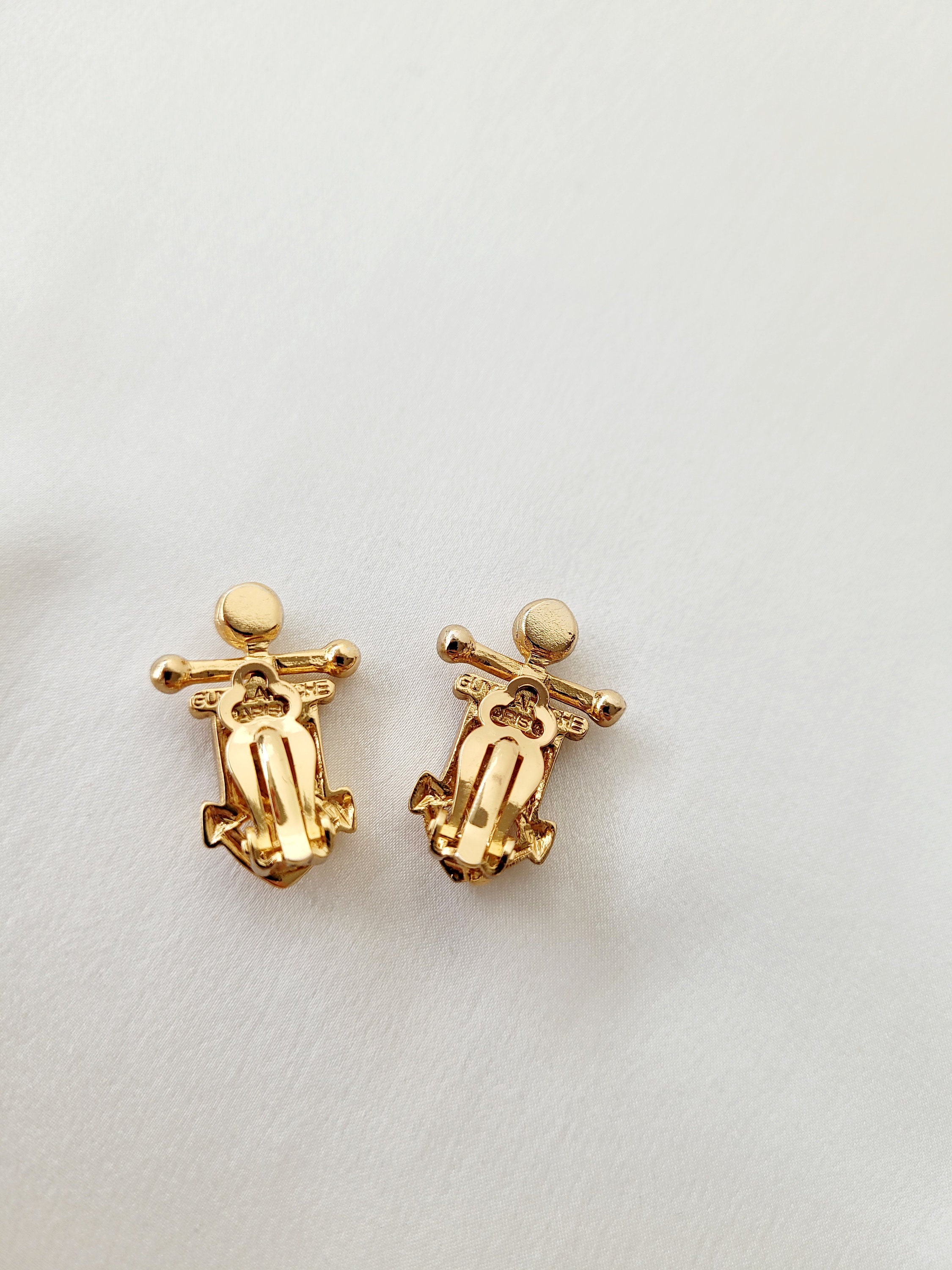Parure Vintage Guy Laroche : Collier Et Boucles D'oreilles Anciennes - Occasion En Bon état