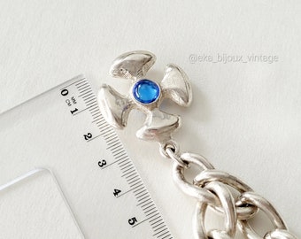 90sヴィンテージ　イブ・サンローラン　マルタ クロスブレスレット ヴィンテージ イヴ・サンローラン マルタ クロス ブレスレット - Etsy 日本