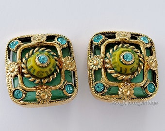 Kalinger - Pendientes vintage grandes