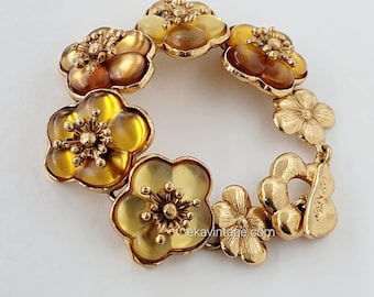 VINTAGE KENZO PARIS ピンブローチ 花モチーフ 山吹 イエロー VINTAGE KENZO PARIS ピンブローチ 花モチーフ 山吹 イエロー