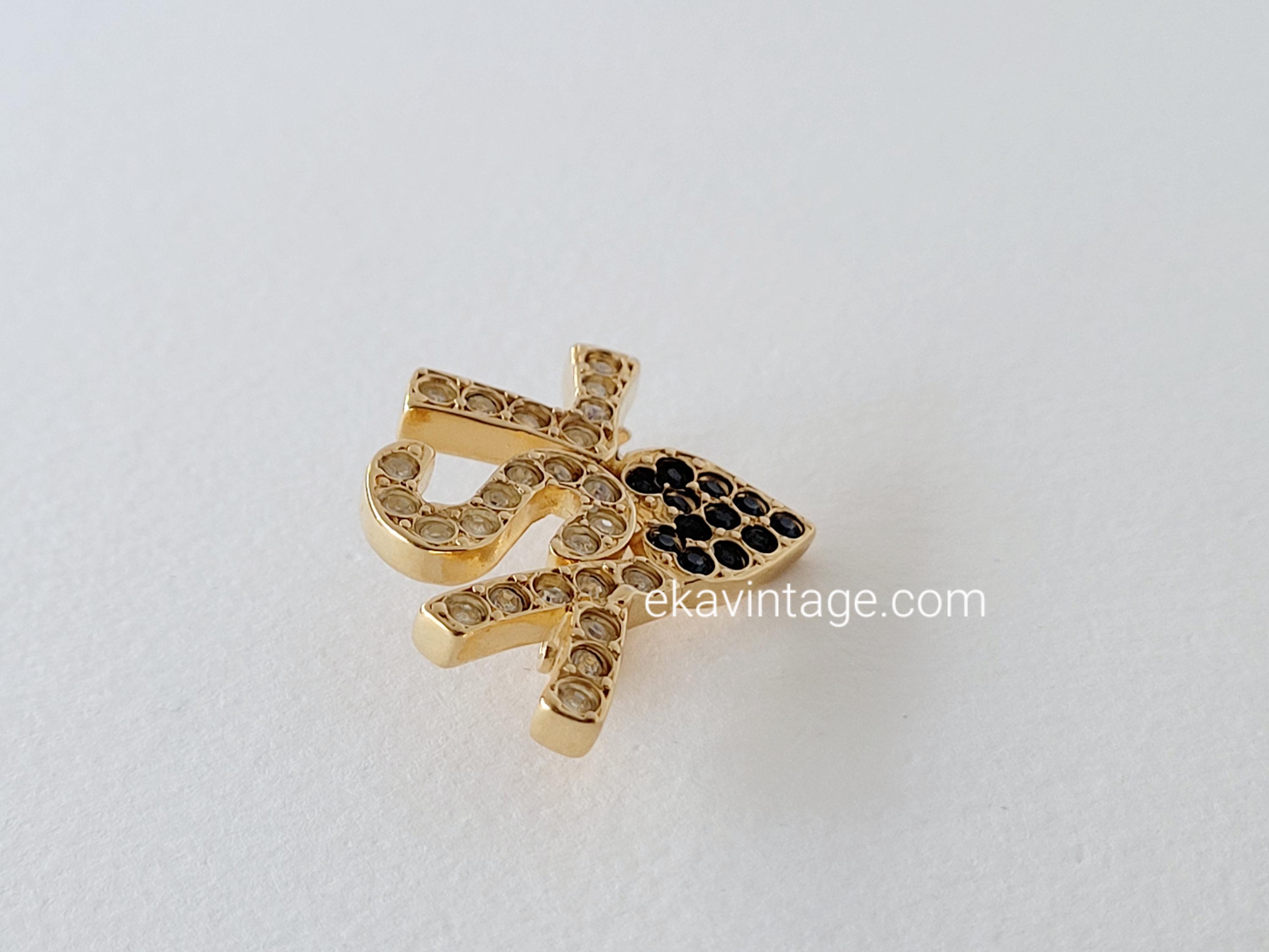 イヴ・サンローラン - YSL ヴィンテージ ハート ブローチ - Etsy 日本