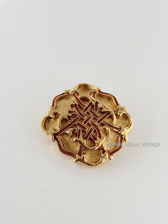 Rochas Paris Vintage Brooch pendant Etsy Sweden